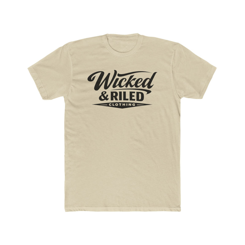 Wicked & Riled Retro Script Tee - Wicked & Riled Clothing