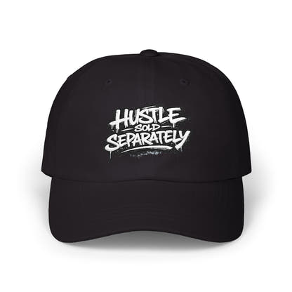 Dad Cap — "Hustle More, Separate.ly" Graffiti Dad Hat