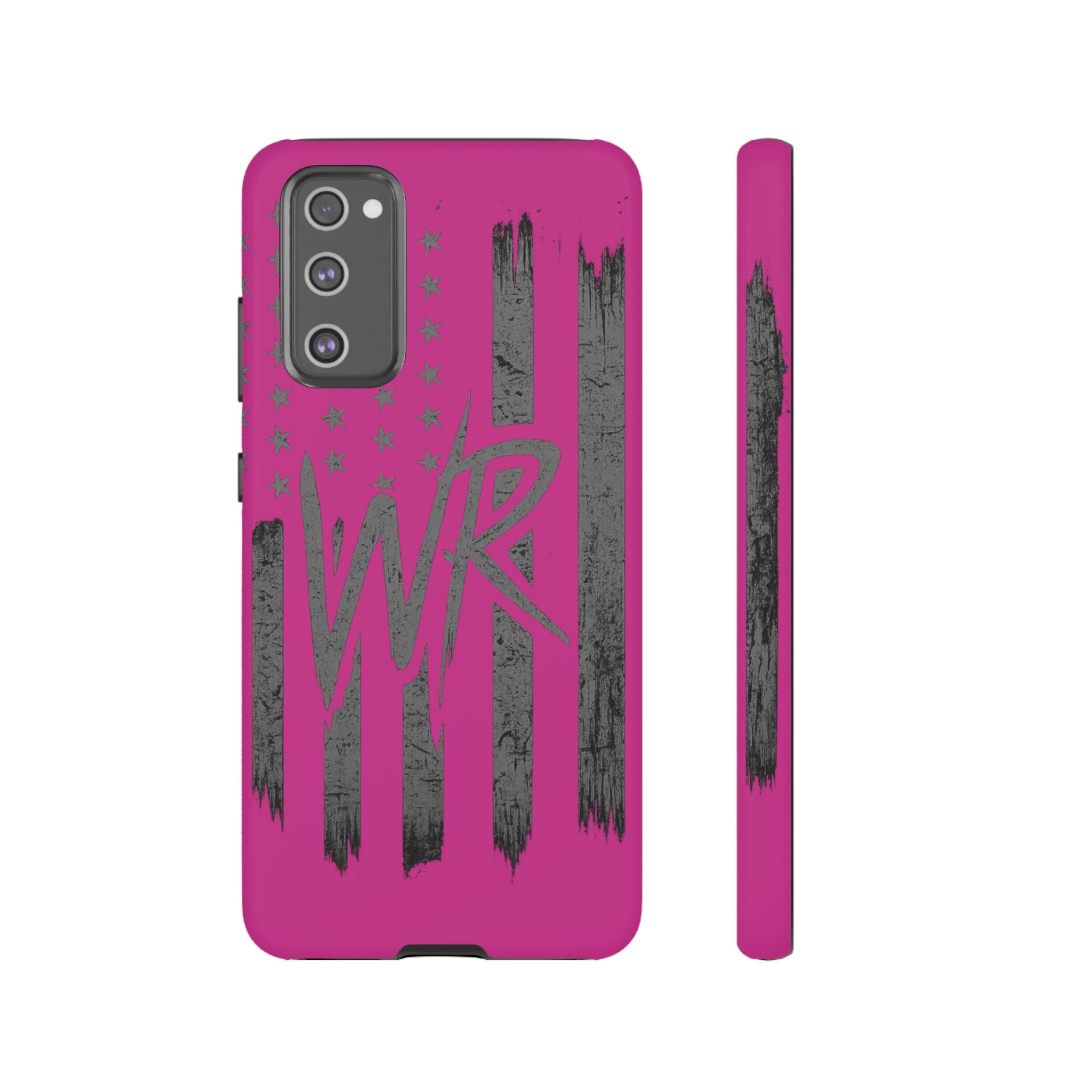 Pink  'WR' Flag Tough Phone Case