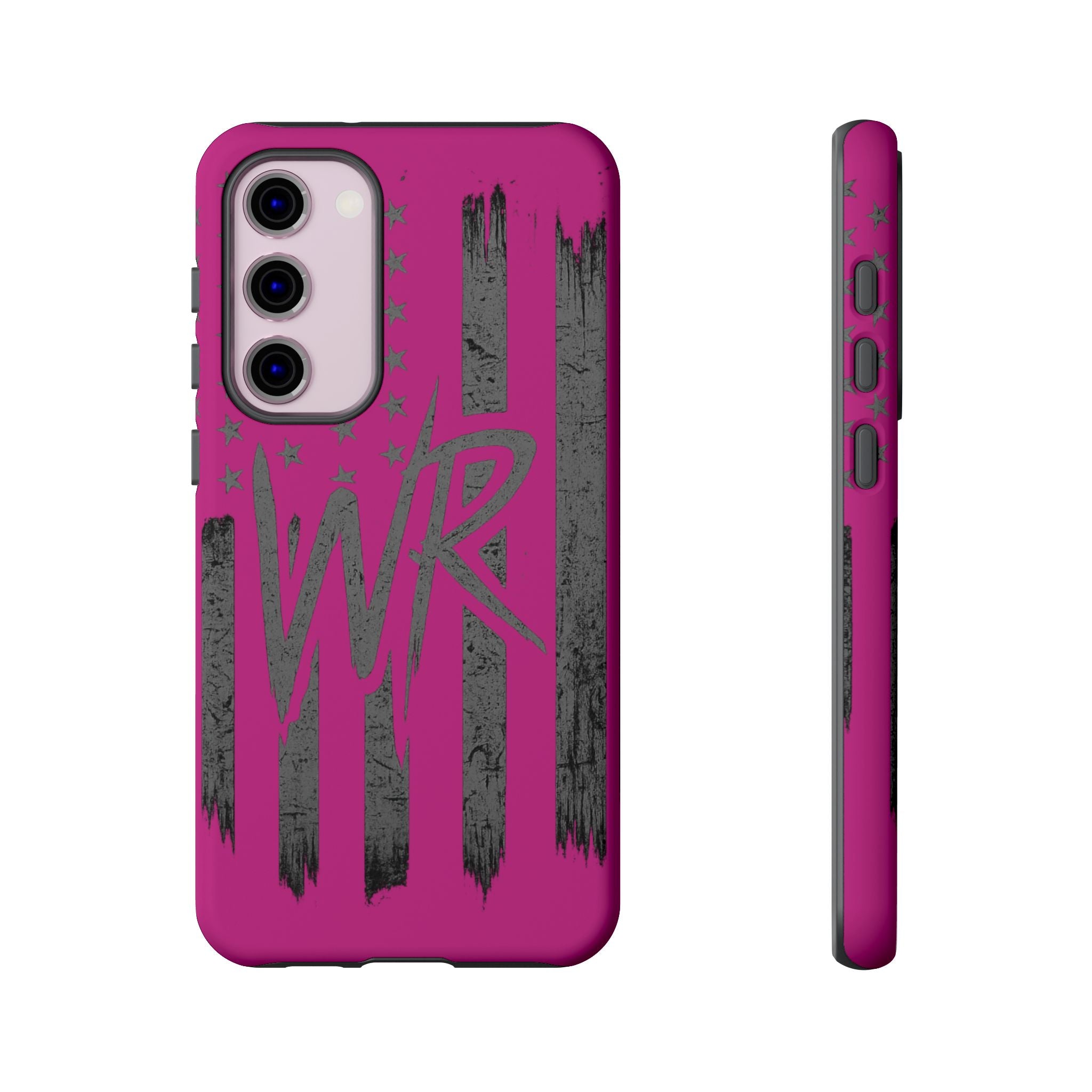 Pink  'WR' Flag Tough Phone Case