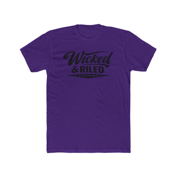 Wicked & Riled Retro Script Tee - Wicked & Riled Clothing