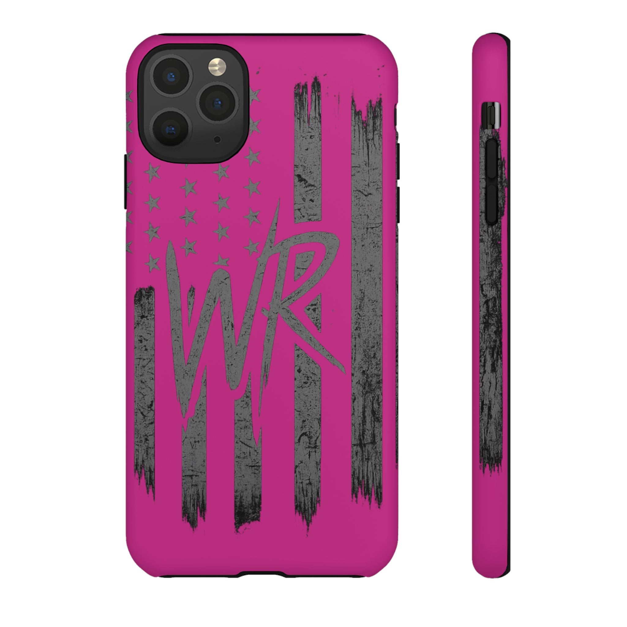 Pink  'WR' Flag Tough Phone Case