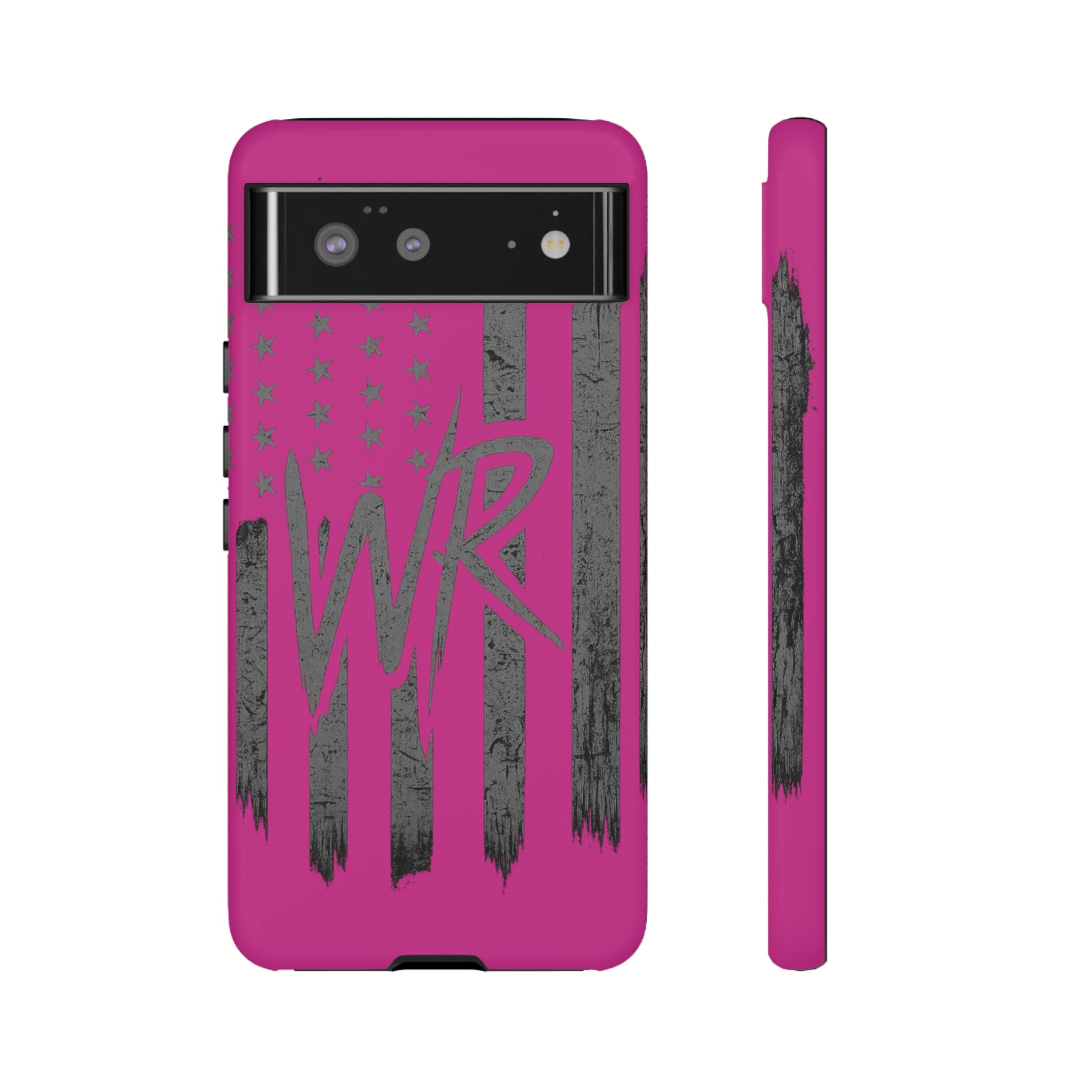 Pink  'WR' Flag Tough Phone Case