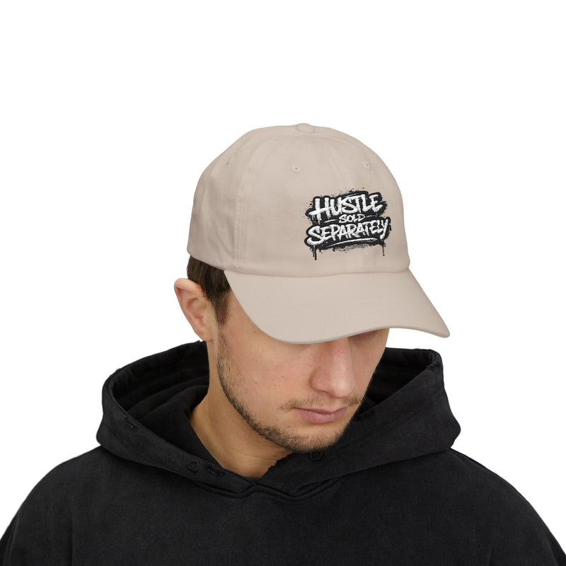 Dad Cap — "Hustle More, Separate.ly" Graffiti Dad Hat