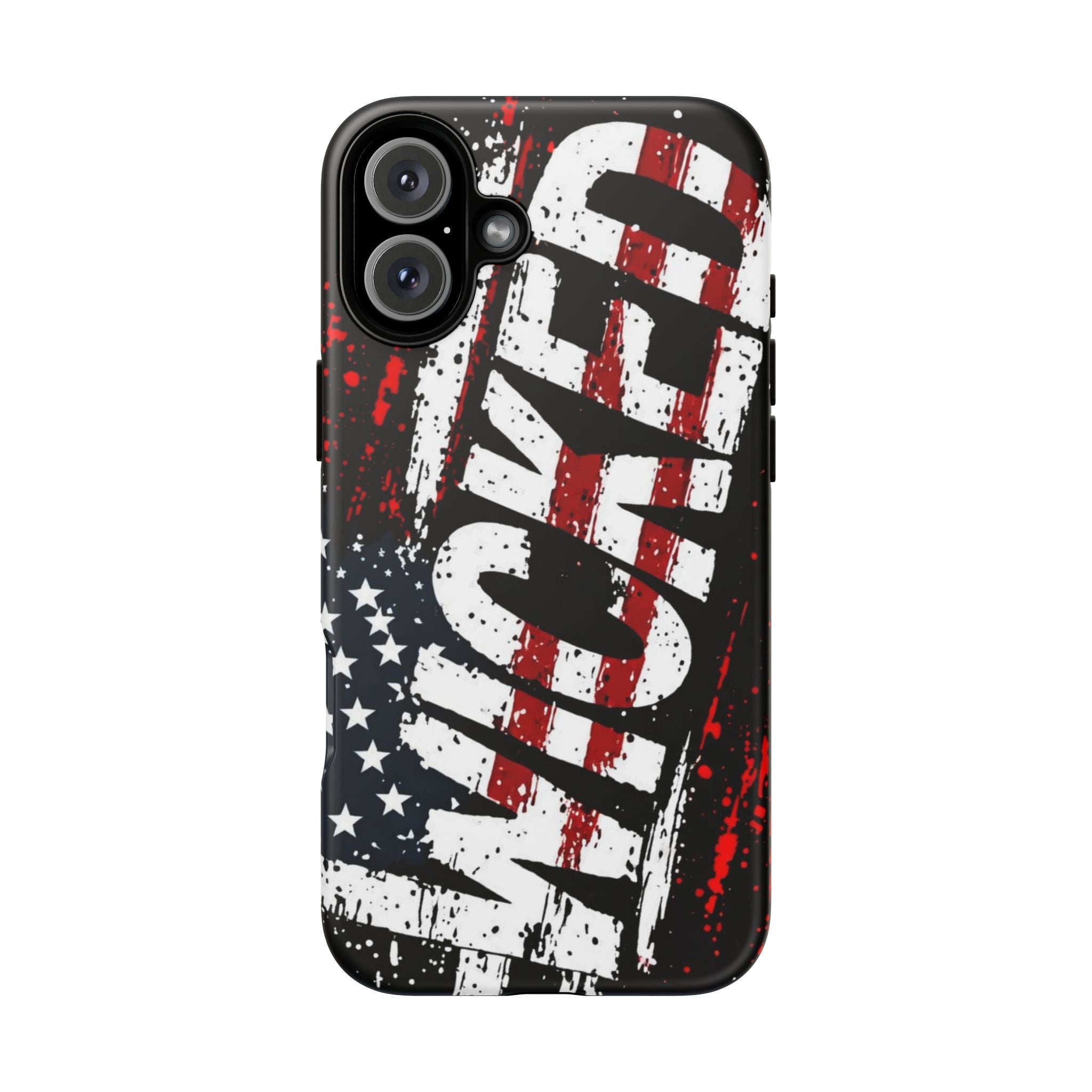 Phone Case — Distressed American Flag "VETERAN" Graphic (Rugged Patriotic Protection)