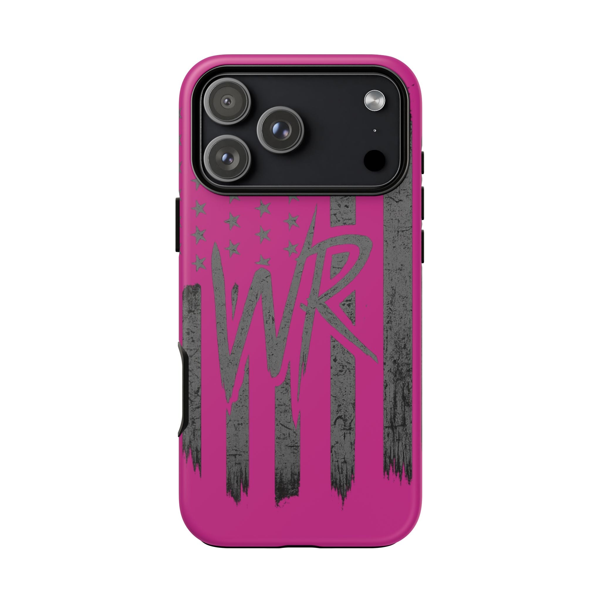 Pink  'WR' Flag Tough Phone Case