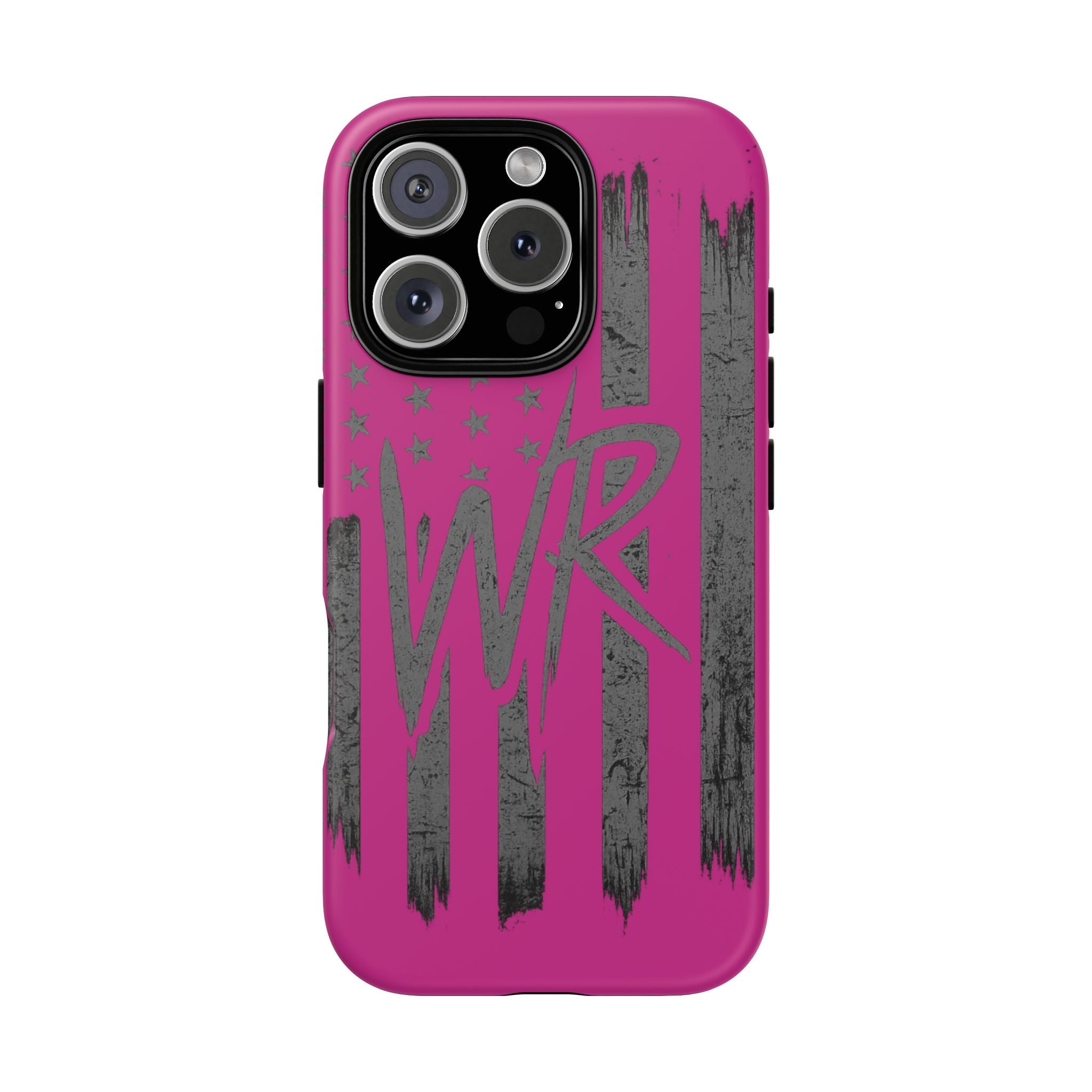 Pink  'WR' Flag Tough Phone Case
