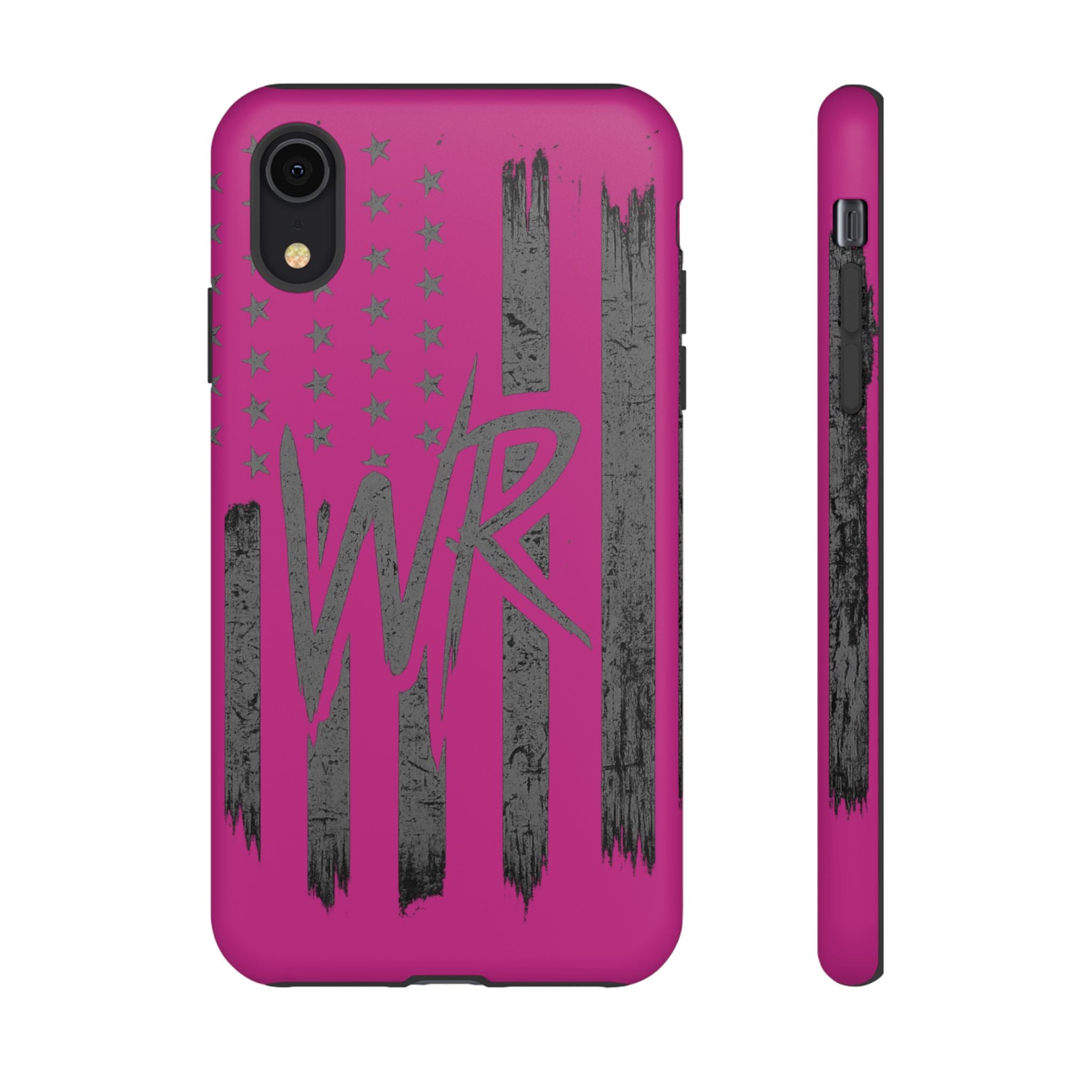 Pink  'WR' Flag Tough Phone Case