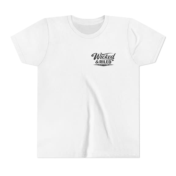 Youth Tee  "FEAR: Face Everything And Rise" Motivational Graphic T-Shirt - Wicked & Riled Clothing