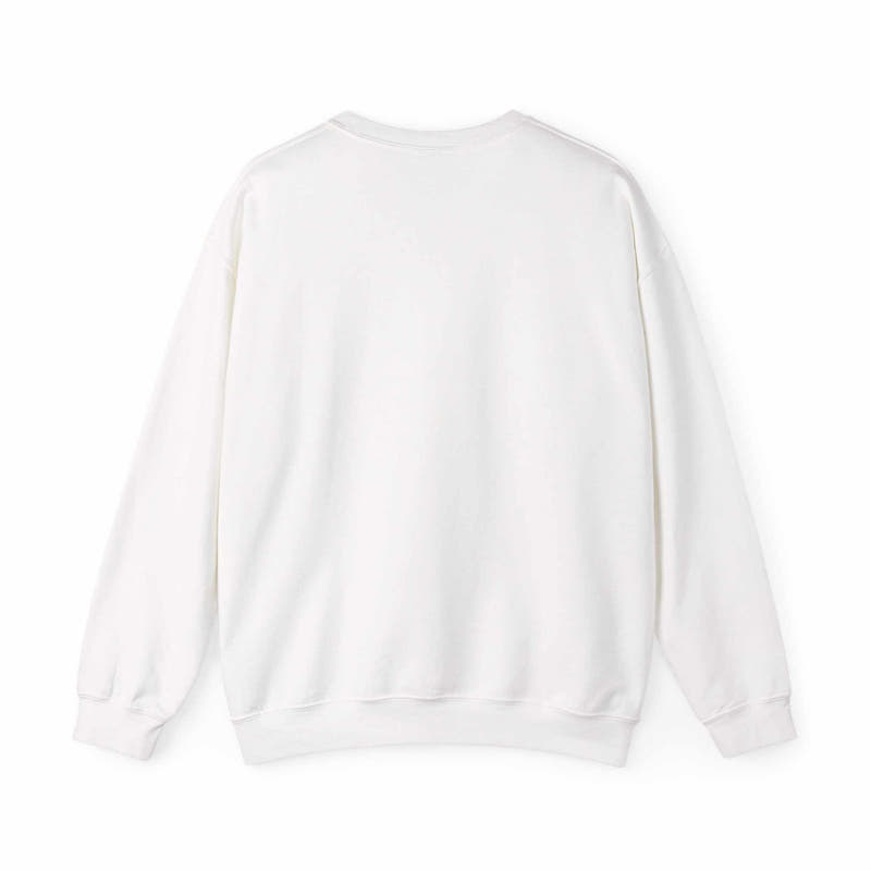 Distressed American Flag crewneck sweatshirt with WR monogram by Printify, showcasing a patriotic pullover design.