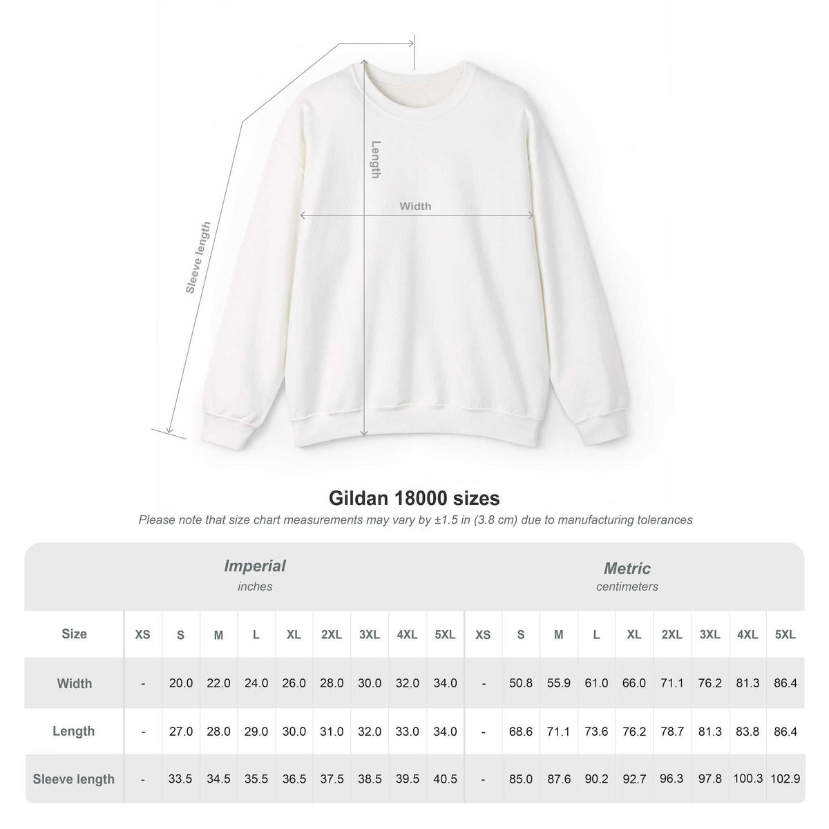 Wicked Americana crewneck sweatshirt featuring a bold Wicked Flag design by Printify on a neutral background.
