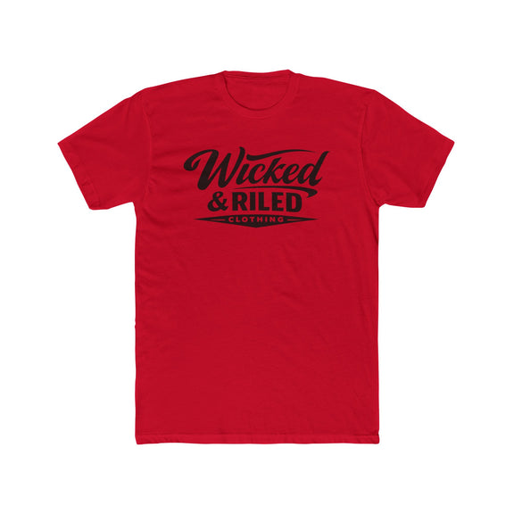 Wicked & Riled Retro Script Tee - Wicked & Riled Clothing