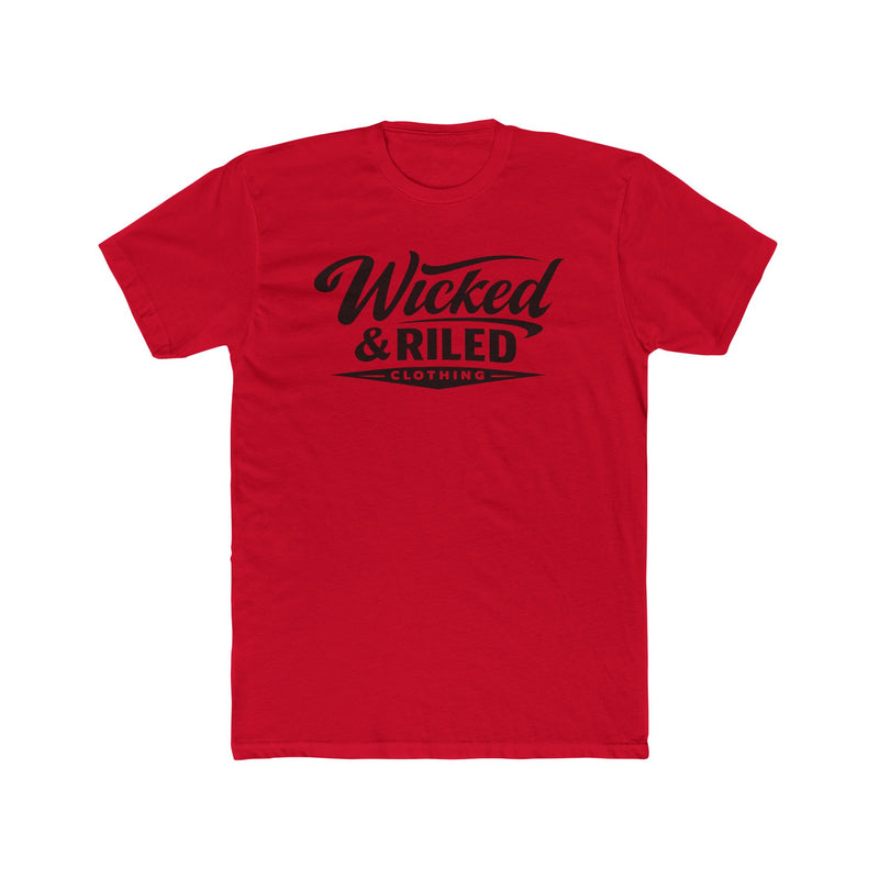 Wicked & Riled Retro Script Tee - Wicked & Riled Clothing