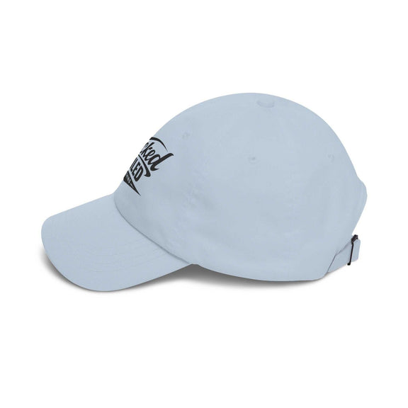 Distressed Dad Cap featuring an American flag design from Printify, perfect for casual outings and patriotic style.