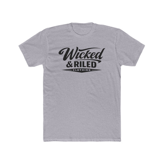Wicked & Riled Retro Script Tee - Wicked & Riled Clothing