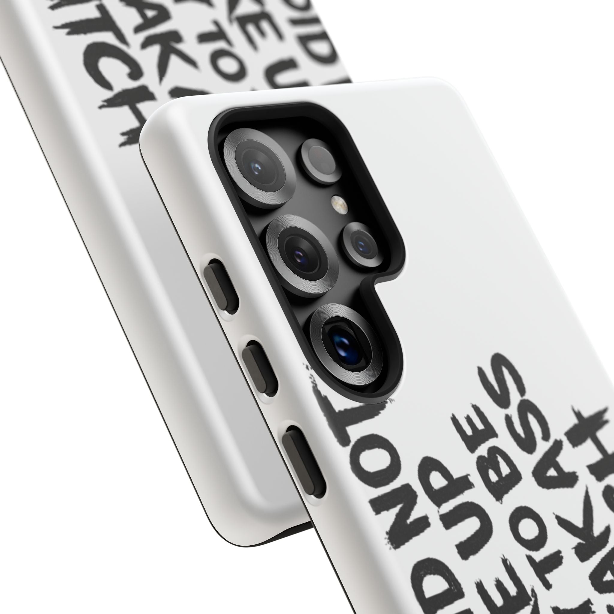 Phone Case — "You Did Not Wake Up Today to Be a Weakass Bitch" Bold Typography