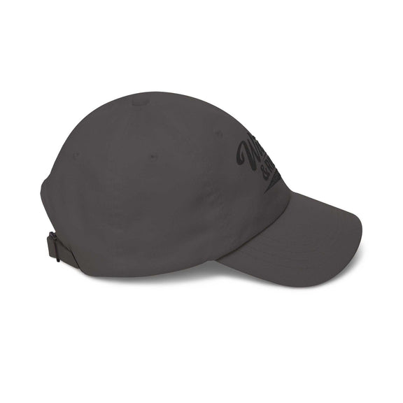 Distressed Dad Cap featuring an American flag design by Printify, perfect for casual wear and outdoor activities.