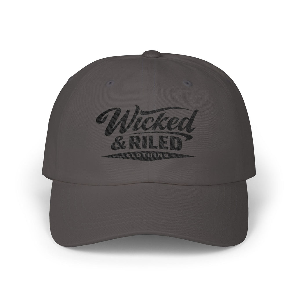 Dad Cap Wicked & Riled Distressed American Flag Baseball Hat