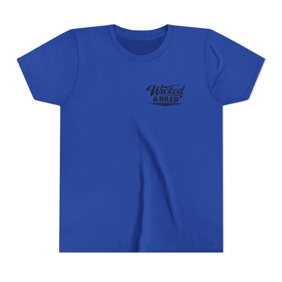 Youth Tee  "FEAR: Face Everything And Rise" Motivational Graphic T-Shirt - Wicked & Riled Clothing