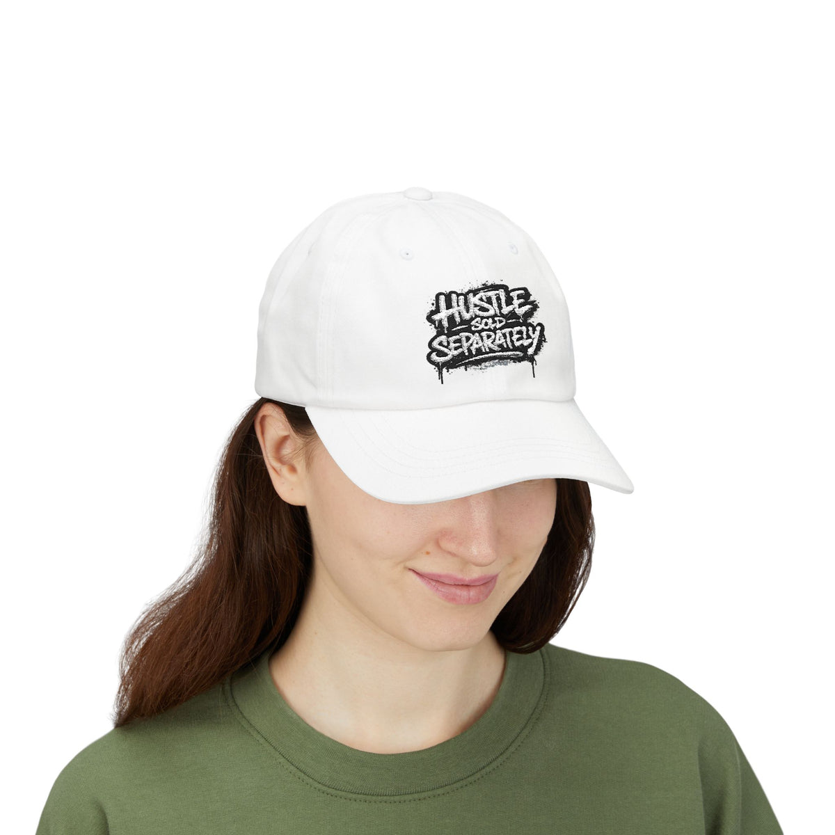 Dad Cap — "Hustle More, Separate.ly" Graffiti Dad Hat