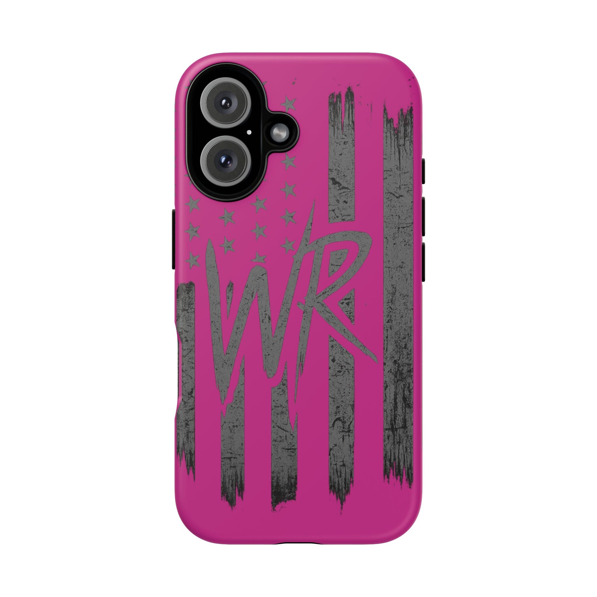 Pink  'WR' Flag Tough Phone Case