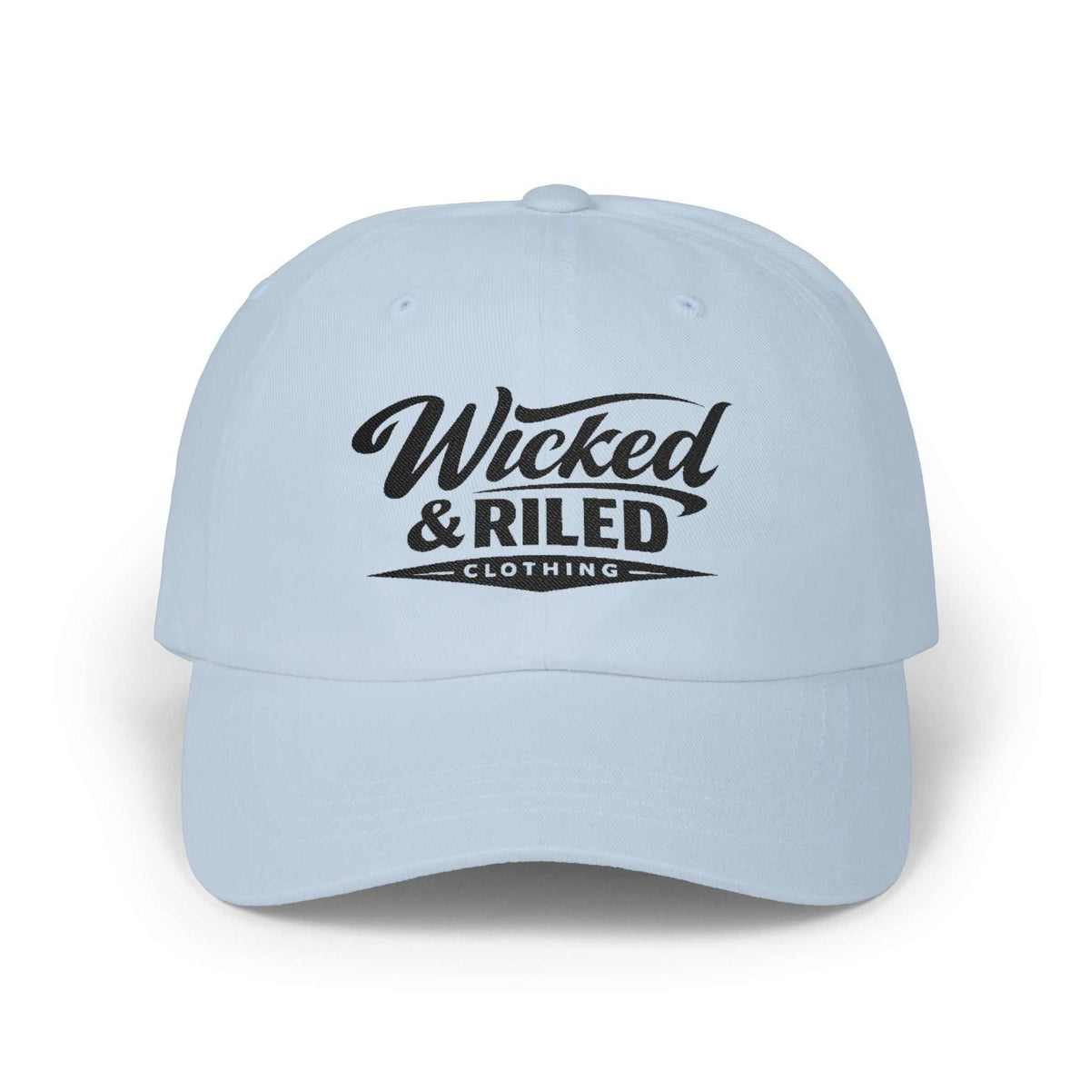 Distressed American flag baseball hat by Printify, featuring a classic dad cap style and adjustable strap.