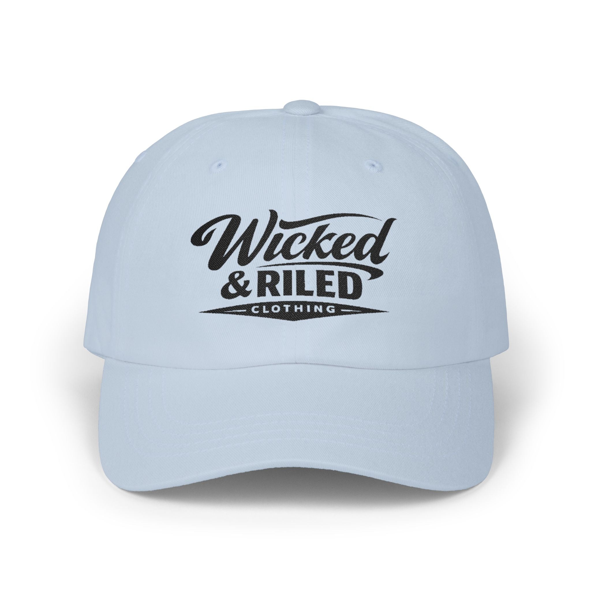 Dad Cap Wicked & Riled Distressed American Flag Baseball Hat