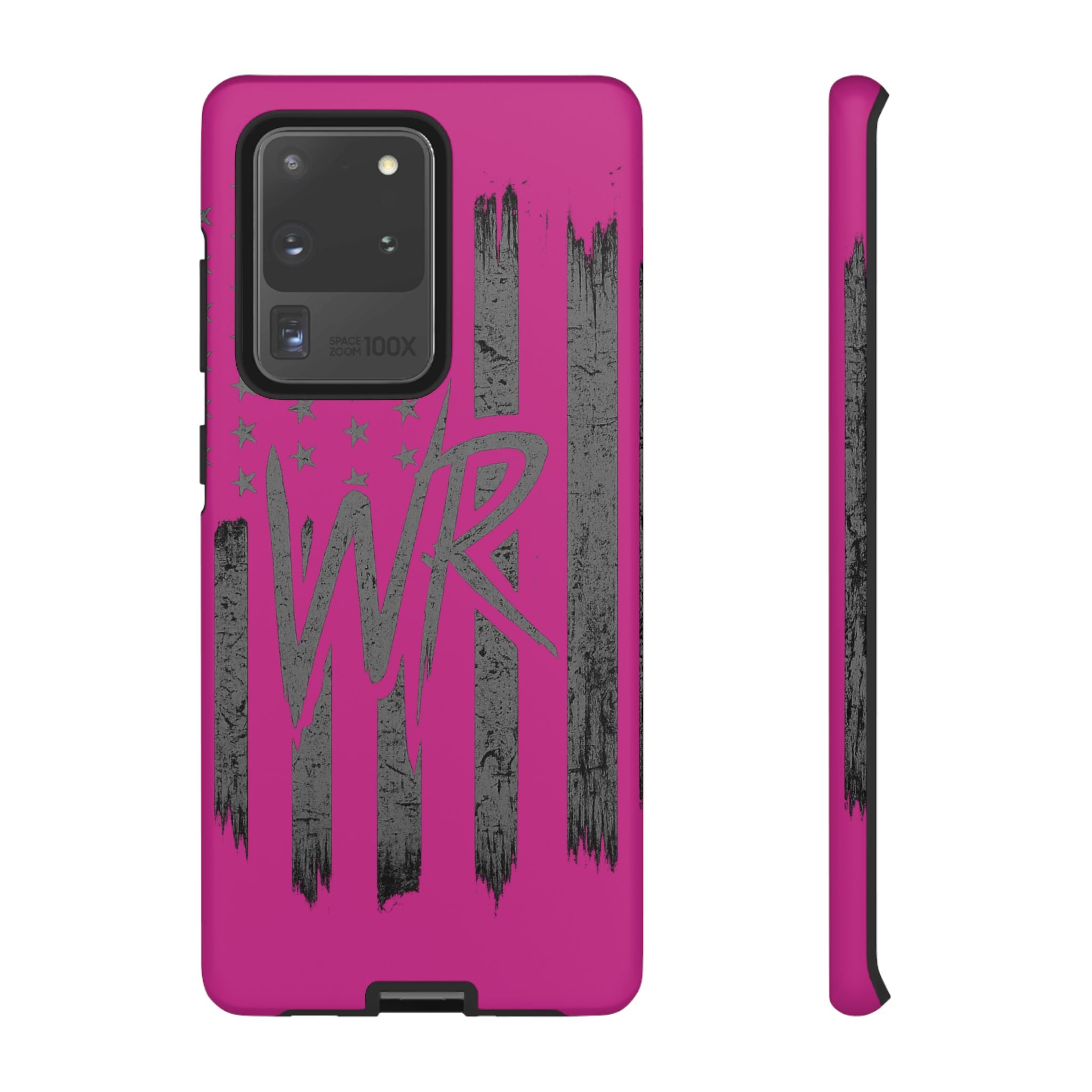 Pink  'WR' Flag Tough Phone Case