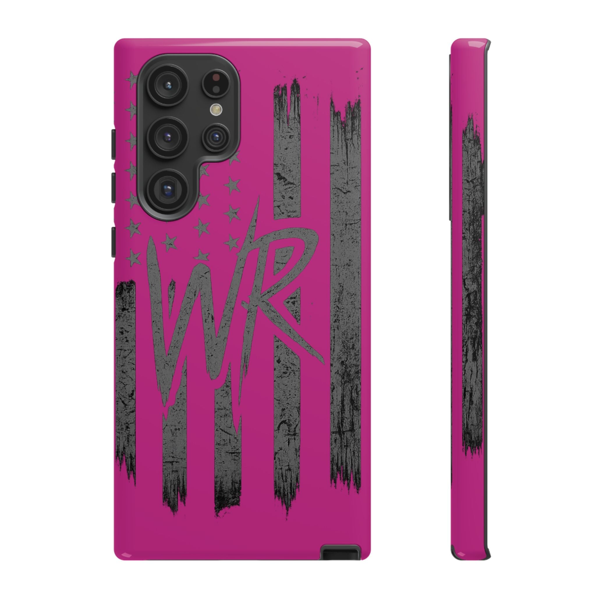 Pink  'WR' Flag Tough Phone Case