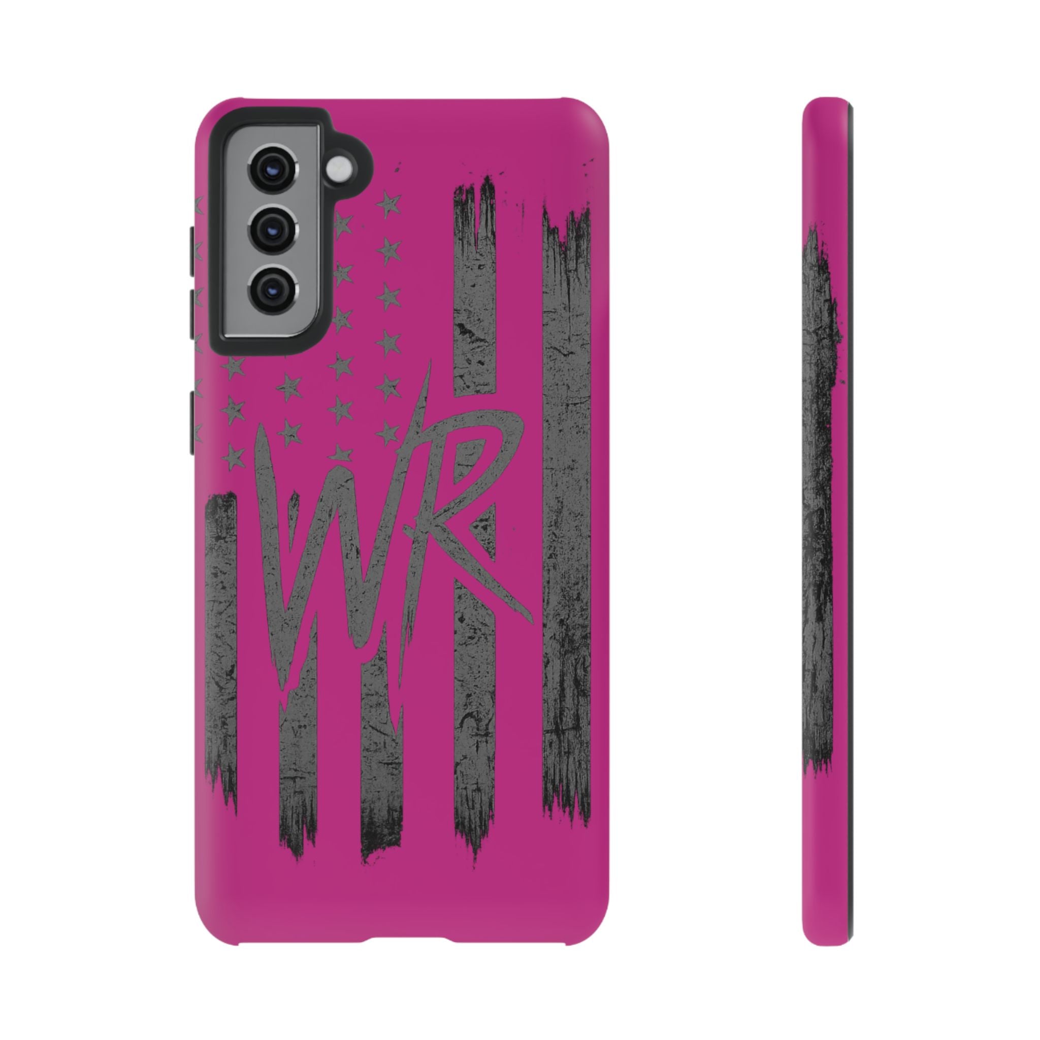 Pink  'WR' Flag Tough Phone Case