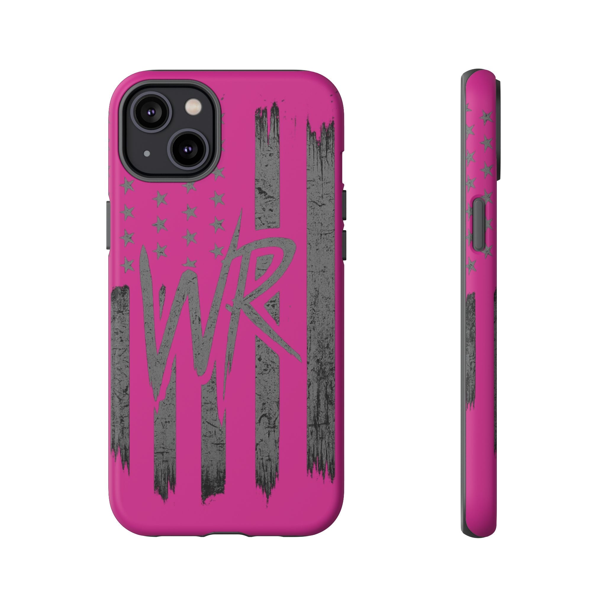 Pink  'WR' Flag Tough Phone Case