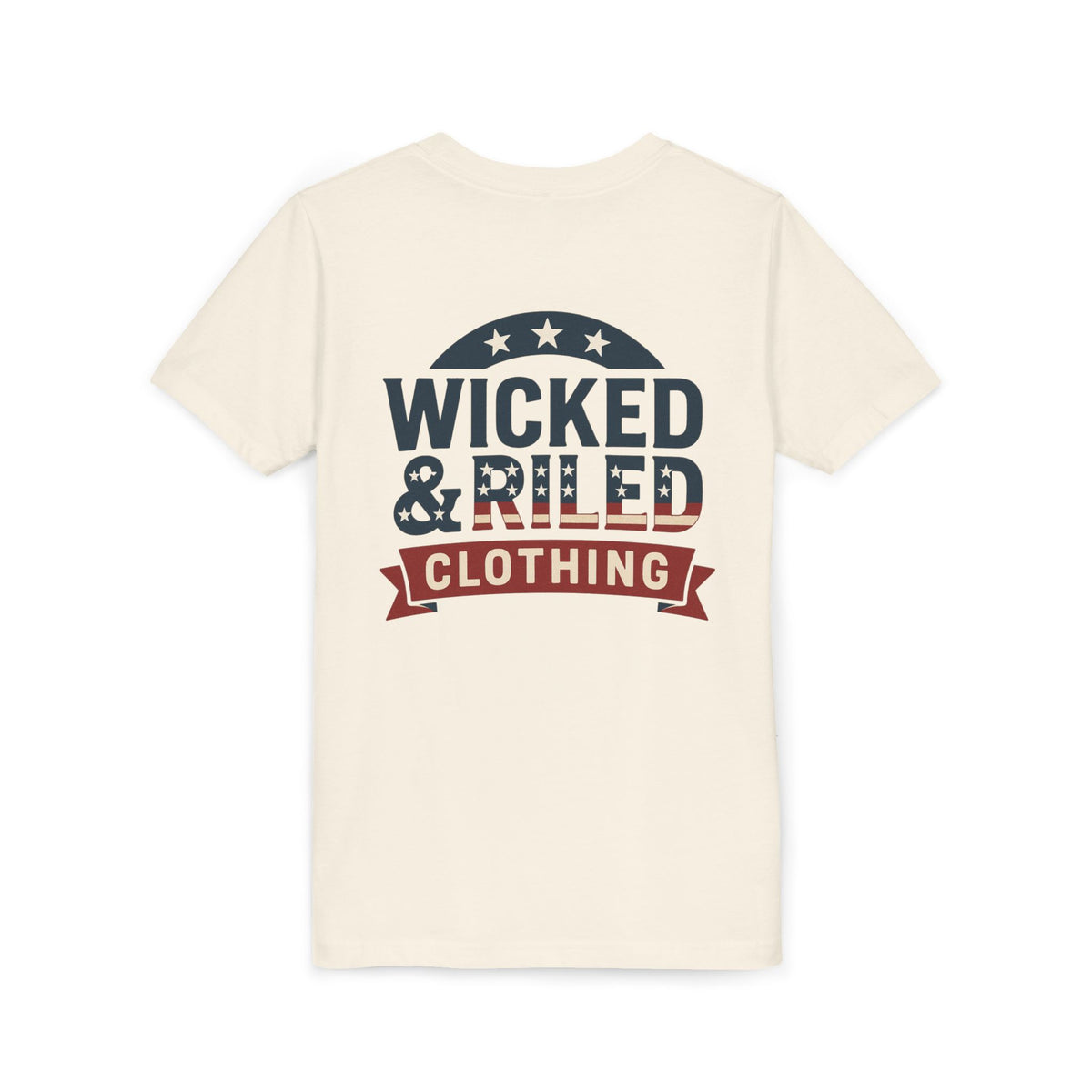 Youth Tee "Wicked & Riled Clothing" Patriotic Graphic Tee - Wicked & Riled Clothing