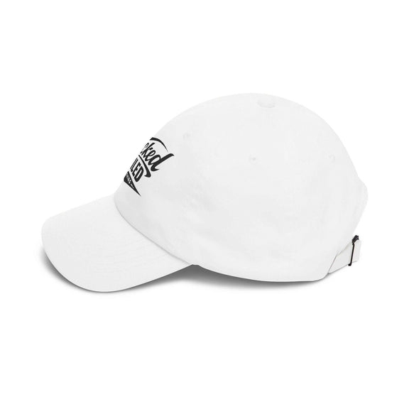 Distressed Dad Cap featuring an American flag design by Printify, perfect for casual wear and outdoor activities.