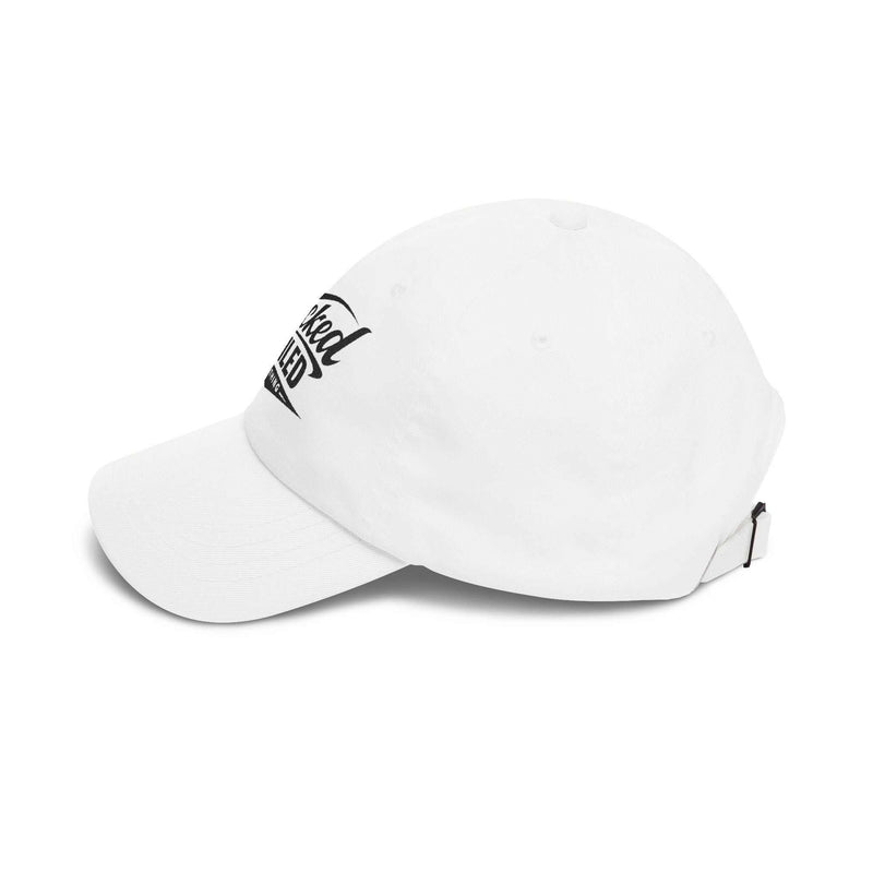 Distressed Dad Cap featuring an American flag design by Printify, perfect for casual wear and outdoor activities.