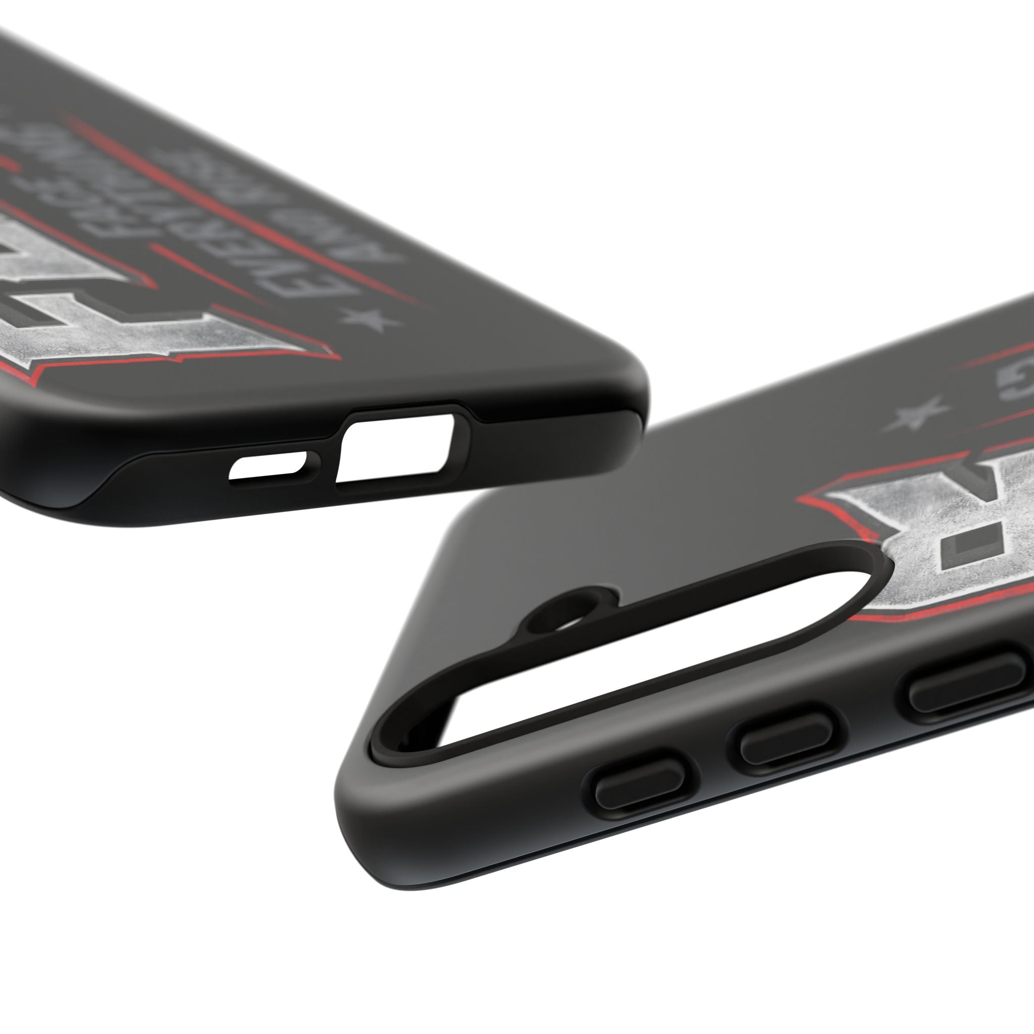 Fear Face Everything and Rise phone case by Printify, featuring a motivational design on a sleek, protective case.