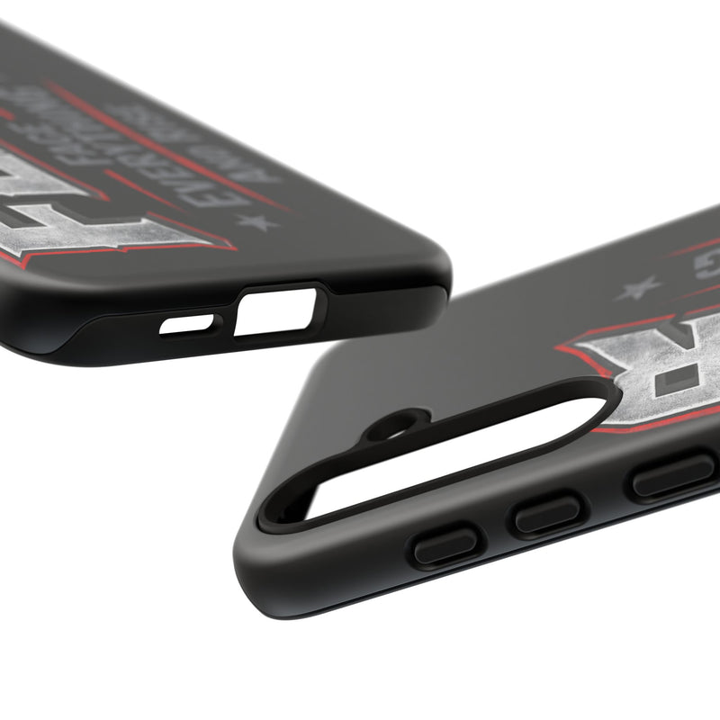 Fear Face Everything and Rise phone case by Printify, featuring a motivational design on a sleek, protective case.