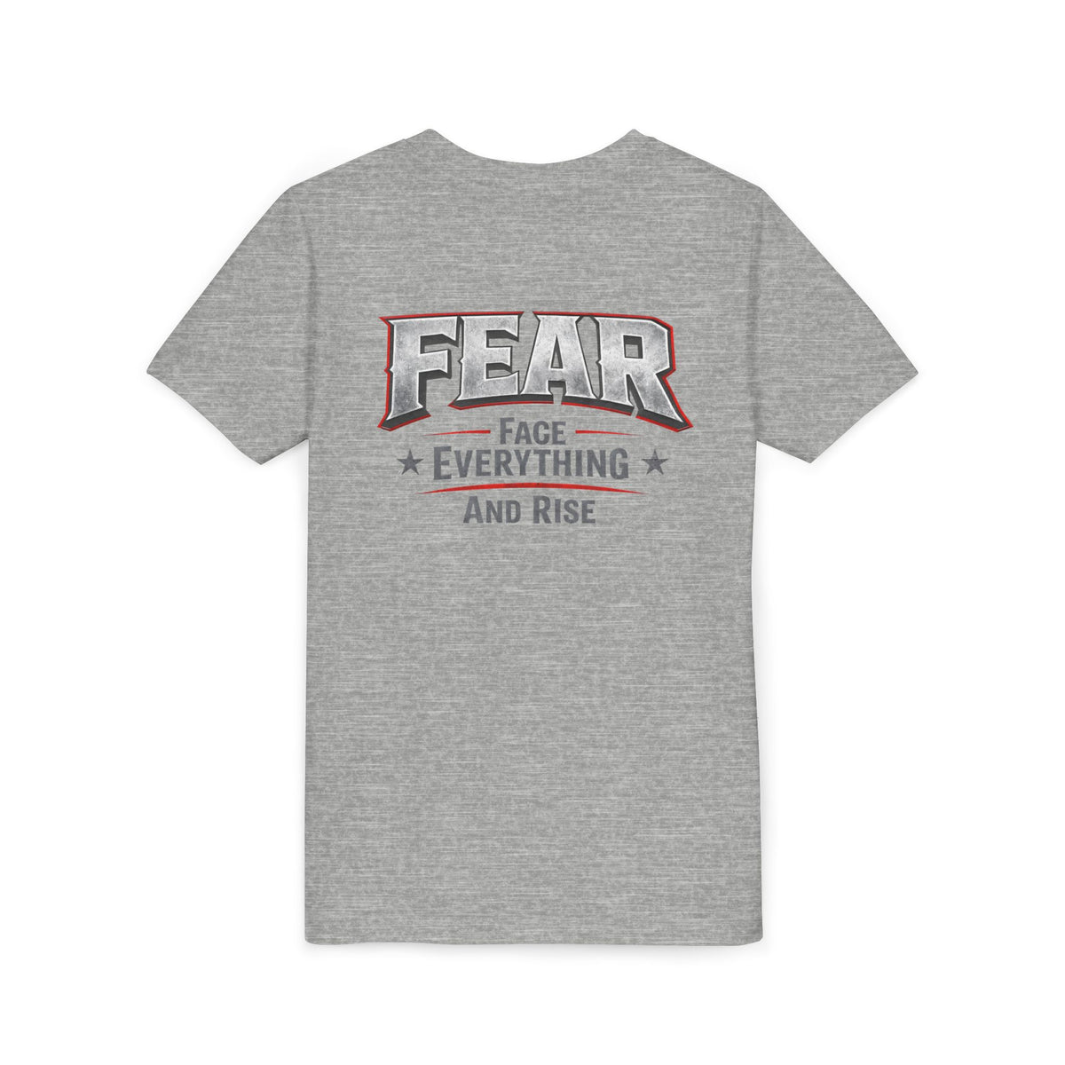 Youth Tee  "FEAR: Face Everything And Rise" Motivational Graphic T-Shirt - Wicked & Riled Clothing