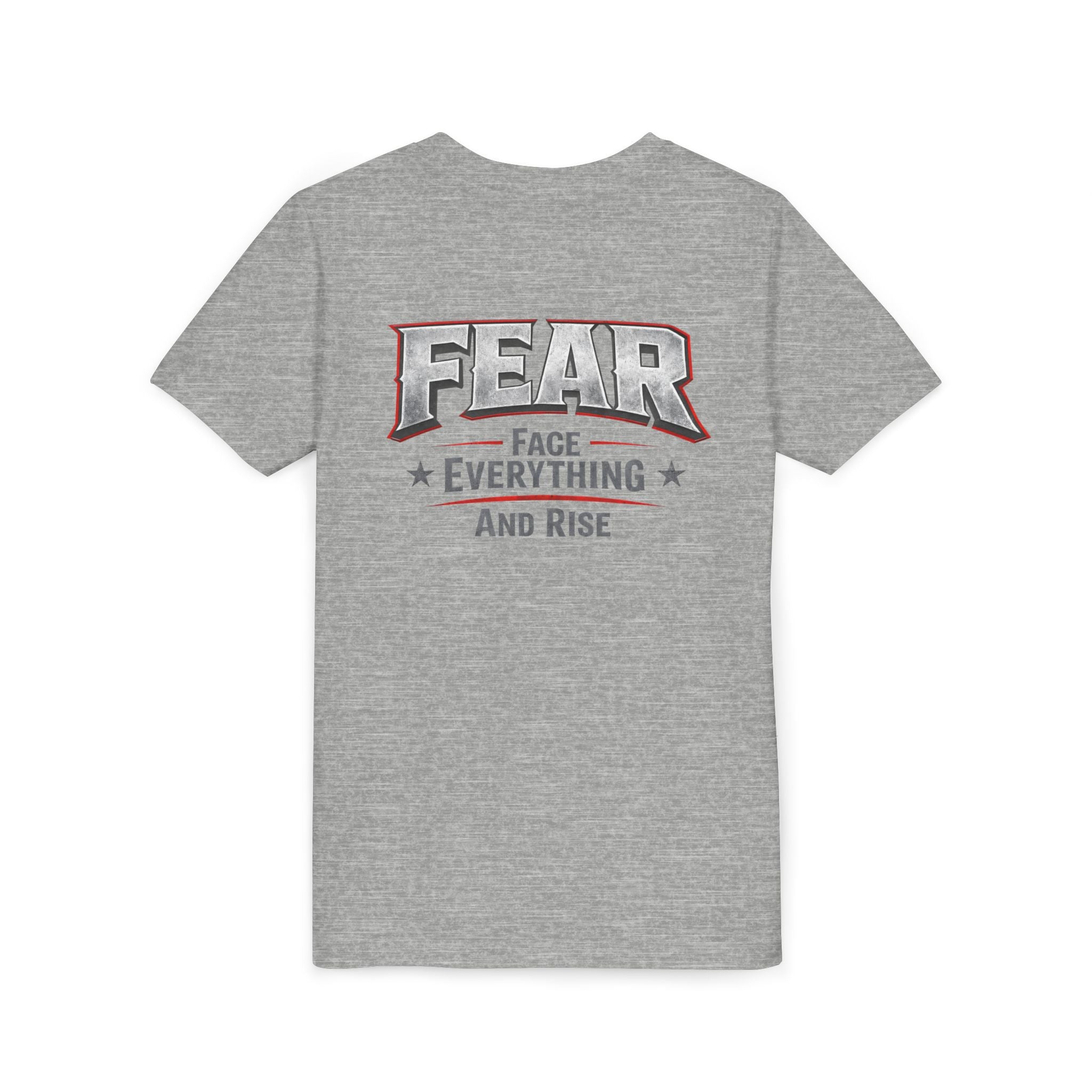 Youth Tee  "FEAR: Face Everything And Rise" Motivational Graphic T-Shirt
