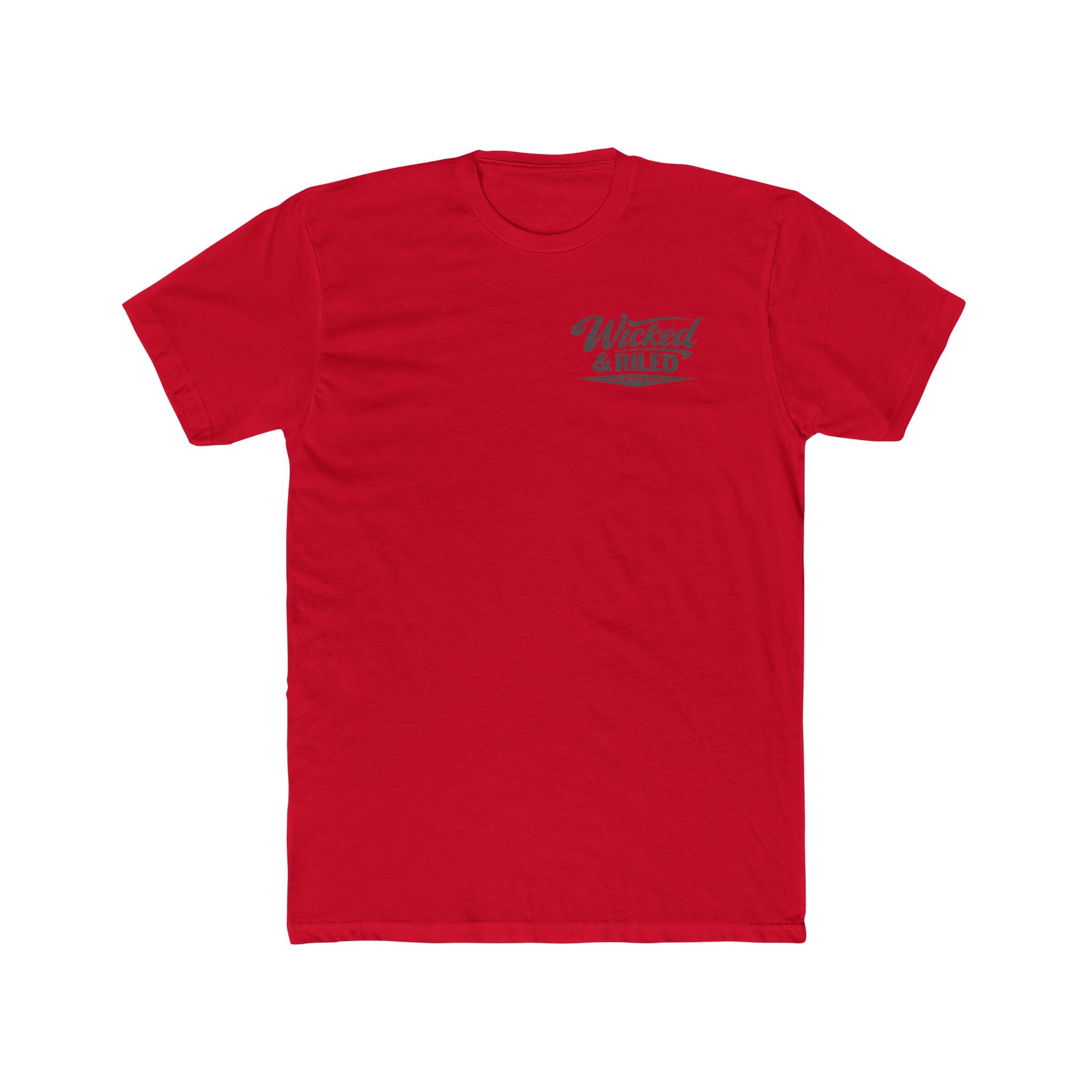 Wicked & Riled Clothing Tee Patriotic Vintage Logo Crewneck - Wicked & Riled Clothing