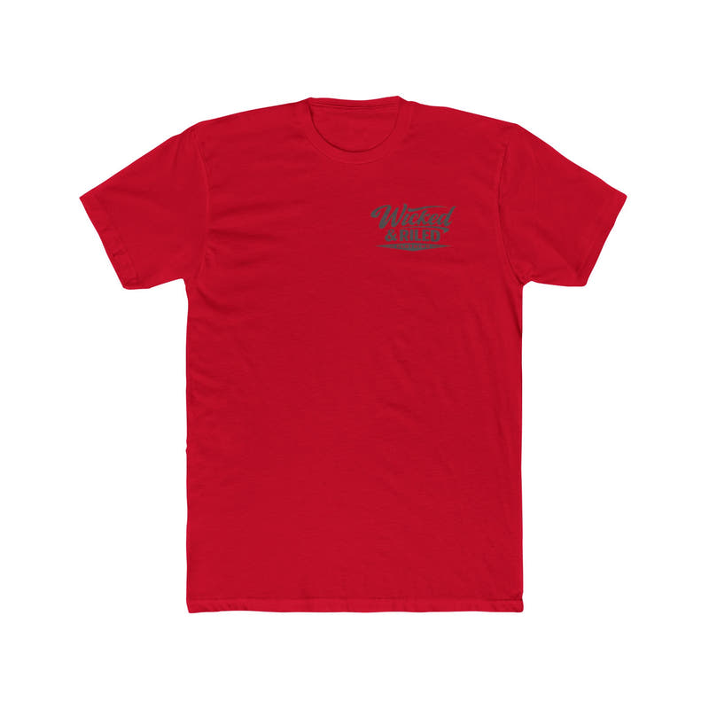 Wicked & Riled Clothing Tee Patriotic Vintage Logo Crewneck - Wicked & Riled Clothing