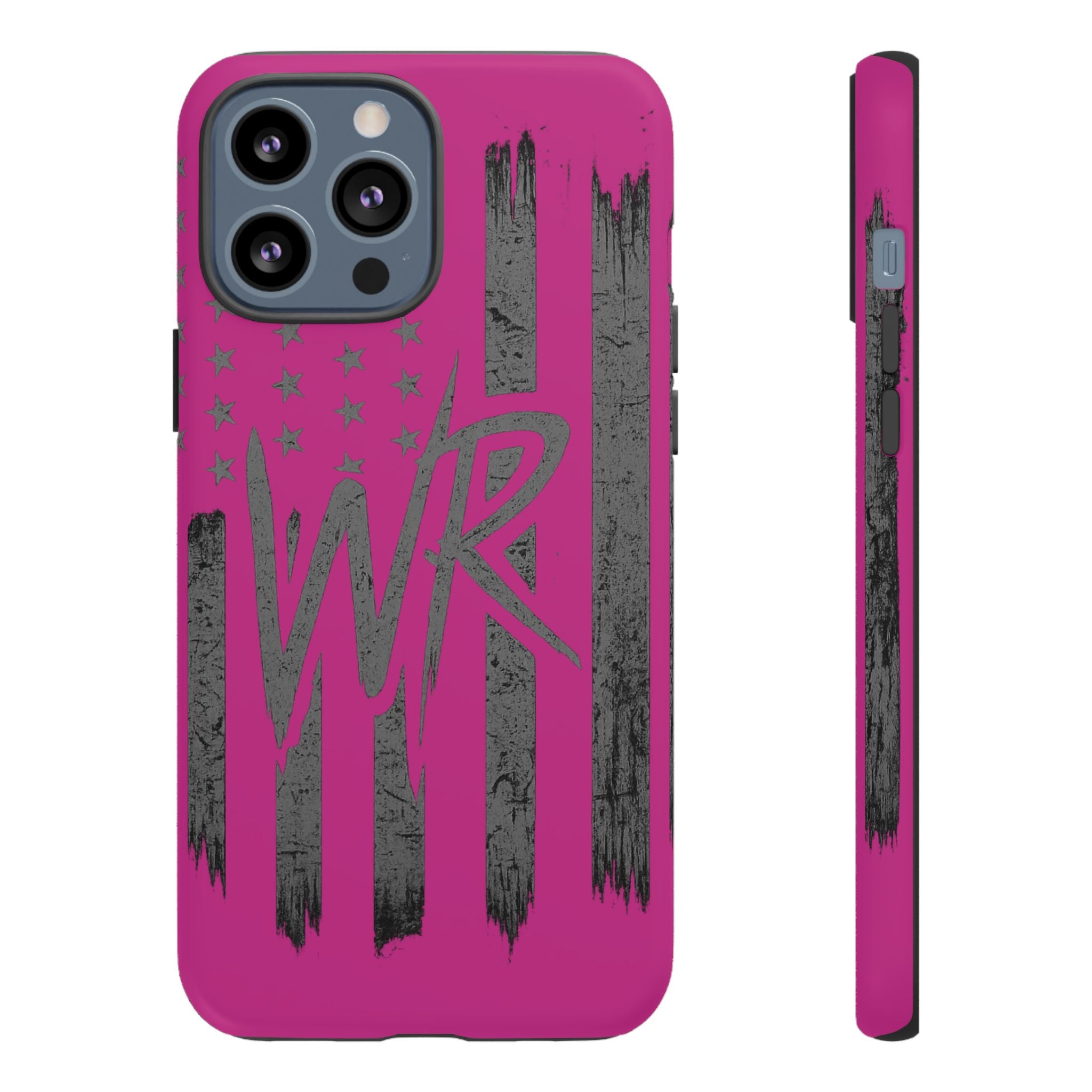 Pink  'WR' Flag Tough Phone Case