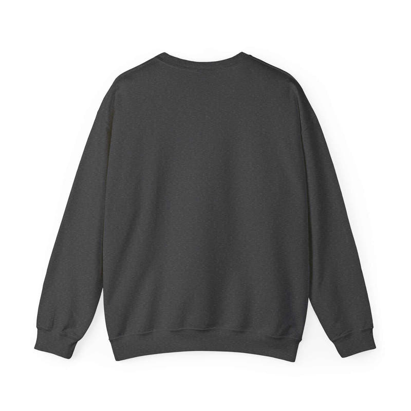 Distressed American flag crewneck sweatshirt with WR monogram, featuring a cozy pullover design by Printify.