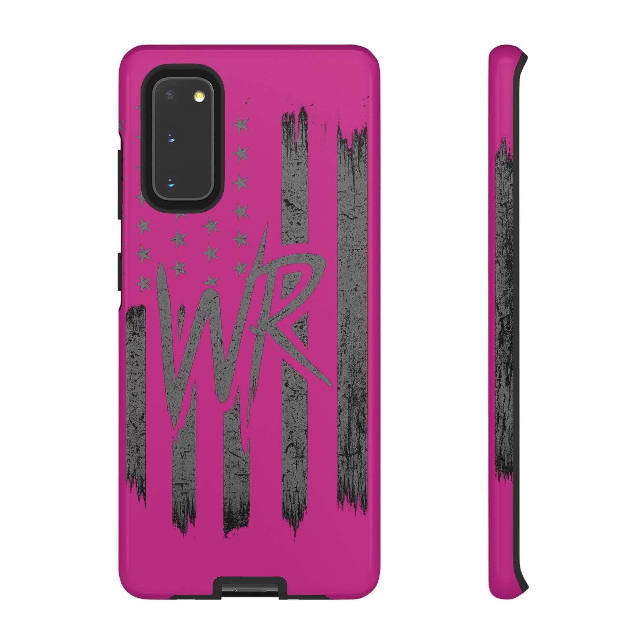 Pink  'WR' Flag Tough Phone Case