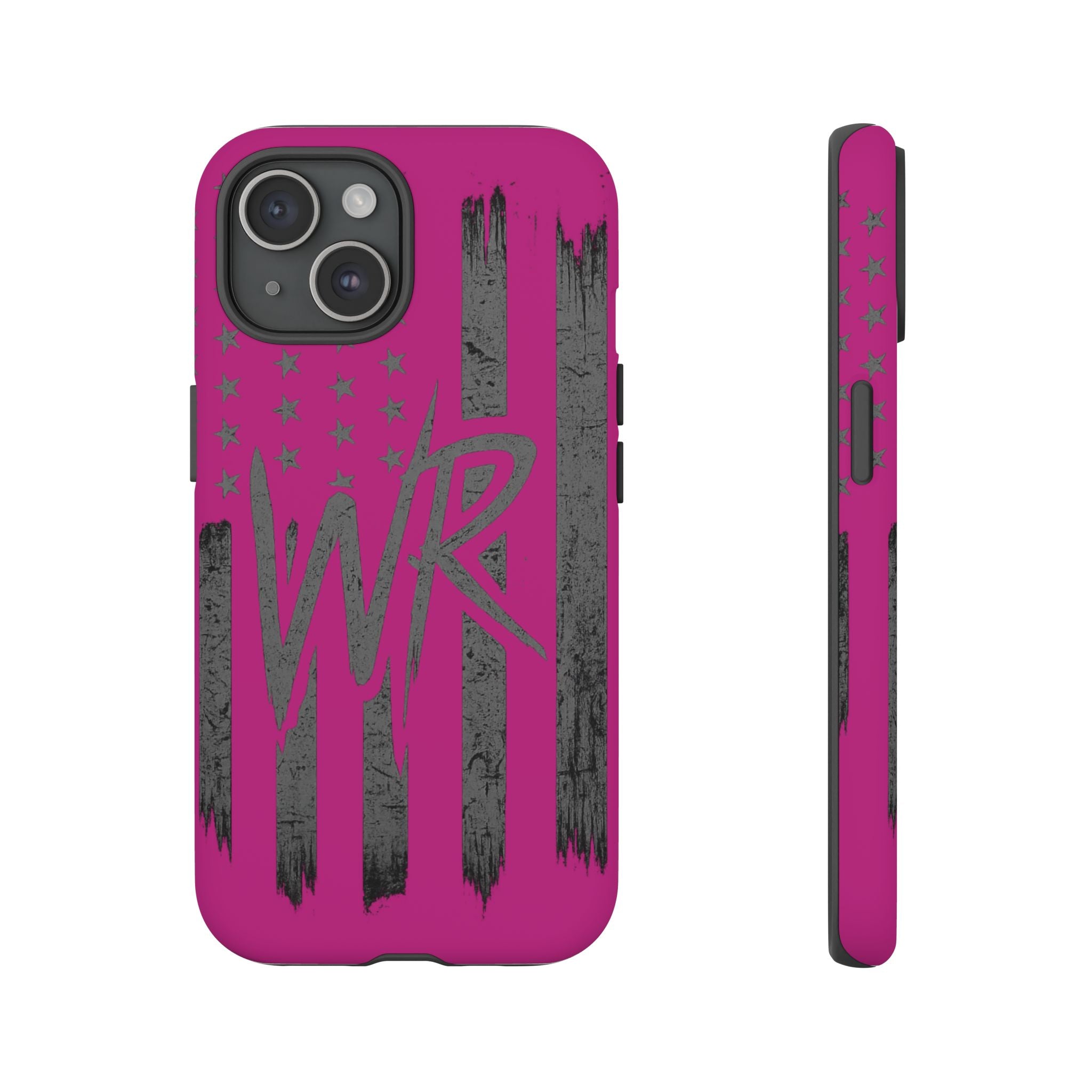 Pink  'WR' Flag Tough Phone Case