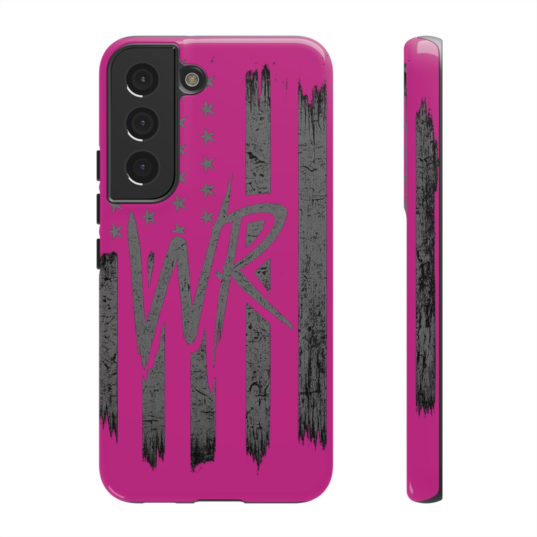 Pink  'WR' Flag Tough Phone Case