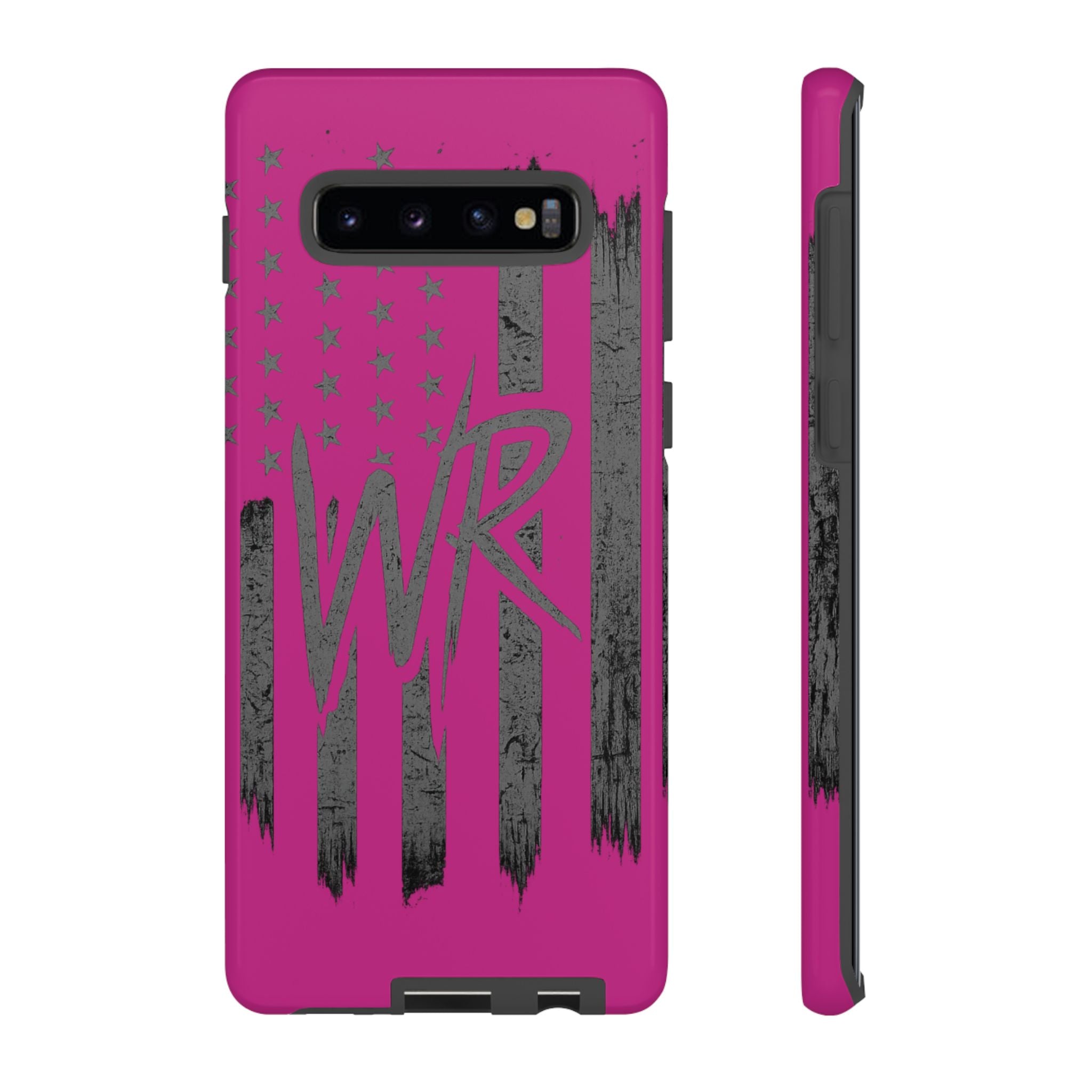 Pink  'WR' Flag Tough Phone Case