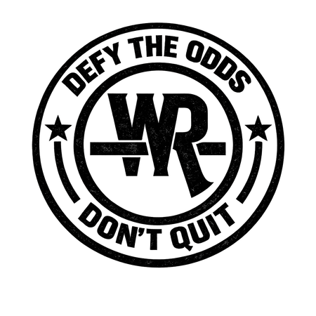 Wicked & Riled WR emblem: Defy the Odds, Don’t Give In